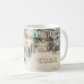 Mug effiloche de La Havane, le Cuba (Devant droit)