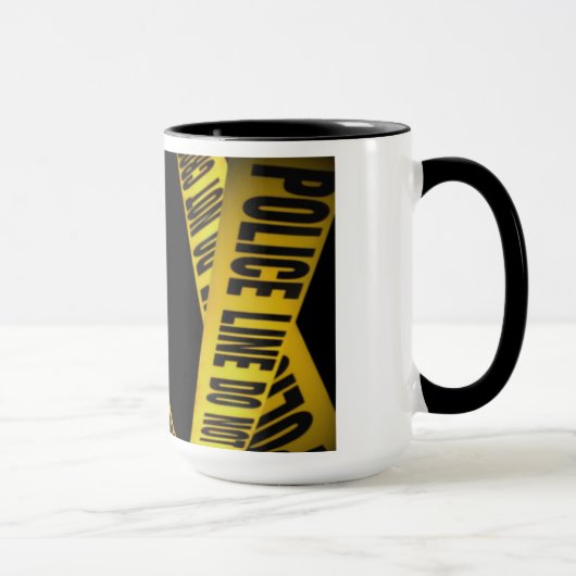 Mug Effiloche « POLICE LINE JO NOT CROSS (Droite)