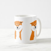 Mug Effiloche Shiba inu Salutation (Devant droit)