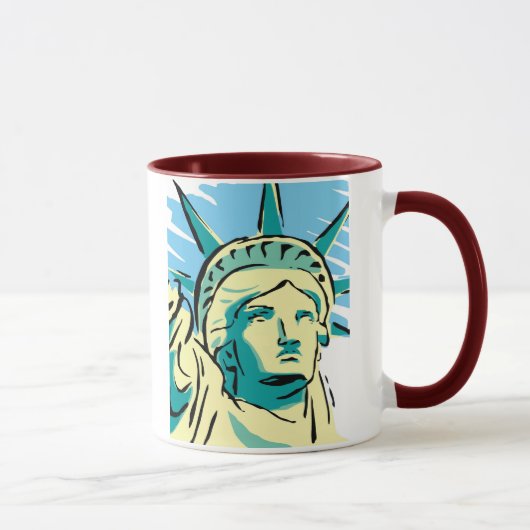 Mug Effiloche Statue Liberté - M2 (Droite)