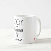 Mug Effiloche « Suis pa me manger informe » de Pretty (Devant droit)