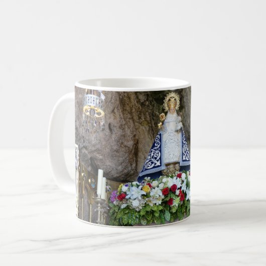 Mug effiloche Vierge de Covadonga dans Asturies, (Devant gauche)