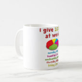 Mug effort 100% au travail (Devant gauche)