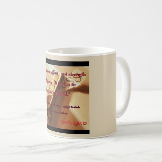 Mug "Effort continu… (Devant droit)