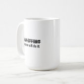Mug Effort d'équipe Quelqu'un le fera (Devant gauche)