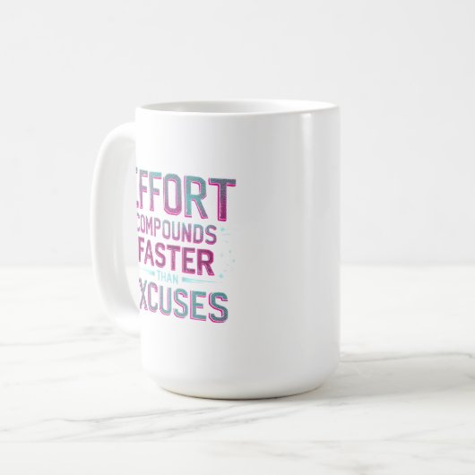 Mug "Effort sur les exemples" (Devant gauche)