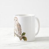 Mug Effraie sur une branche de chêne (Devant droit)