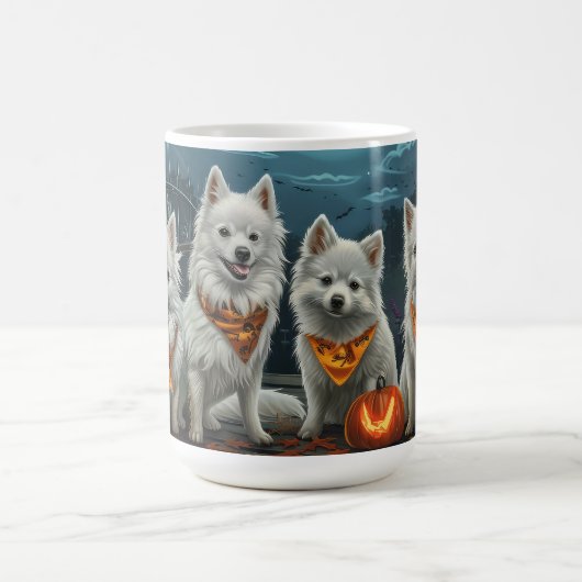 Mug Éffrayant américain Eskimo Halloween (Centre)