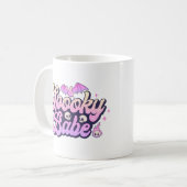 Mug Éffrayant Babe mignonne Halloween (Devant gauche)