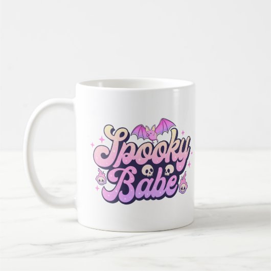 Mug Éffrayant Babe mignonne Halloween (Gauche)