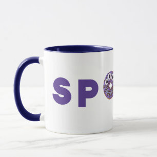 Mug Éffrayant beignets pourpres