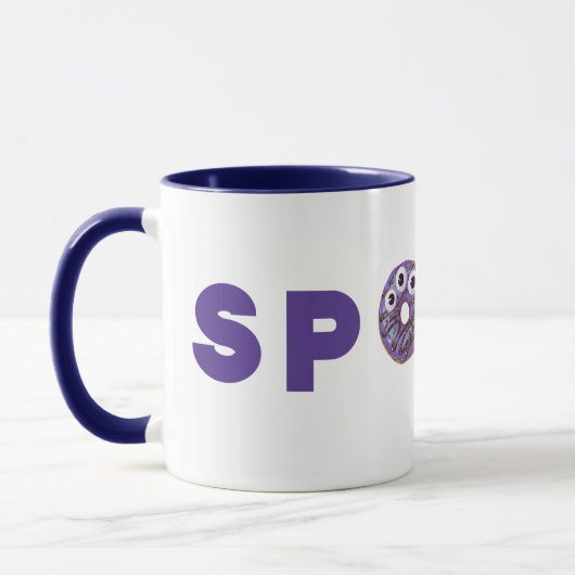 Mug Éffrayant beignets pourpres (Gauche)