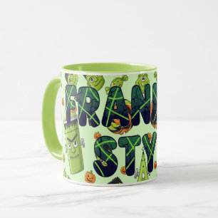 Mug Éffrayant Bold Frankenstein Halloween esthétique