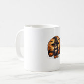 Mug Éffrayant Boston Terrier Chien Sorcière Halloween (Devant gauche)