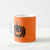 Mug Éffrayant Citrouille de rire | Halloween (Devant gauche)