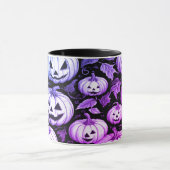 Mug Éffrayant Citrouille Halloween (Centre)