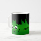 Mug Éffrayant Cute Personnalisé Halloween Frankenstein (Devant gauche)