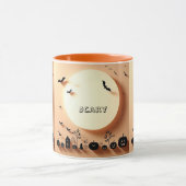 Mug Éffrayant Effrayant Déplaisant Hallow Jacks Black  (Centre)