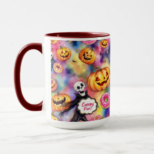 Mug Éffrayant Fun, Halloween, par Natasha Us