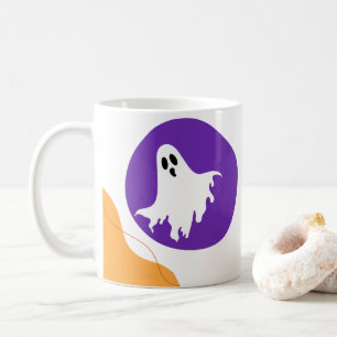Mug Éffrayant Ghost & Formes Abstraites Blob Cadeau Ha