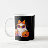 Mug Éffrayant Ghost Ghost Boire Citrouille Hal café gl (Gauche)