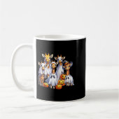 Mug Éffrayant Ghost Giraffe Halloween Funny African An (Gauche)