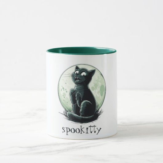 Mug Éffrayant Halloween Kitty (Centre)