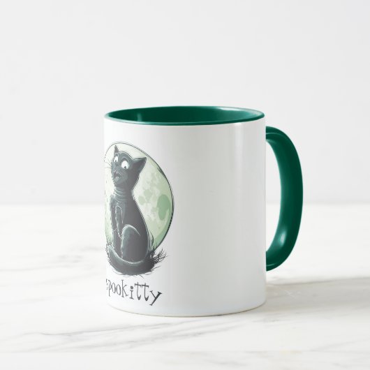Mug Éffrayant Halloween Kitty (Devant droit)