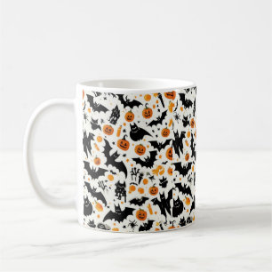 Mug Éffrayant mais migre Halloween Citrouille et Motif