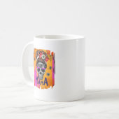 Mug Éffrayant Mama - Messy Bun Skull (Devant gauche)