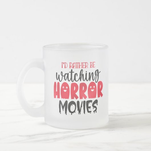 Mug éffrayant pour les amateurs de films (Gauche)