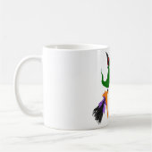 Mug Éffrayant T-hex T-rex sorcière drôle halloween (Gauche)