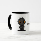 Mug Éffrayante momie noire (Devant gauche)