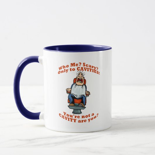 Mug Effrayé du dentiste (Gauche)