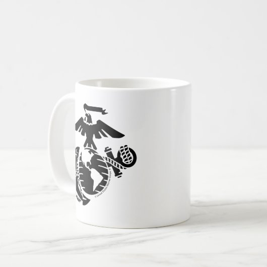 Mug EGA à une couleur - Noir (Devant gauche)