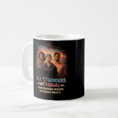 Mug Égal sous tous les drapeaux (Devant gauche)
