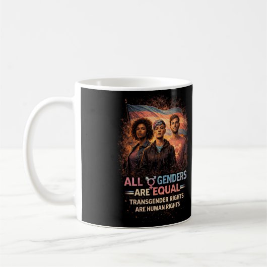 Mug Égal sous tous les drapeaux (Gauche)