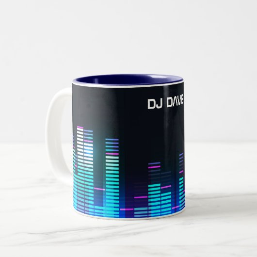 Mug égaliseur personnalisé (Devant gauche)