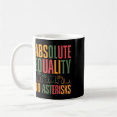Mug Égalité Absolue Sans Astérisques Juneteenth Droits (Gauche)