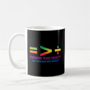 Mug Égalité de justice sociale supérieure à la divisio