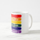 Mug Égalité, passionnée, humanité (Devant droit)