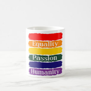 Mug Égalité, passionnée, humanité