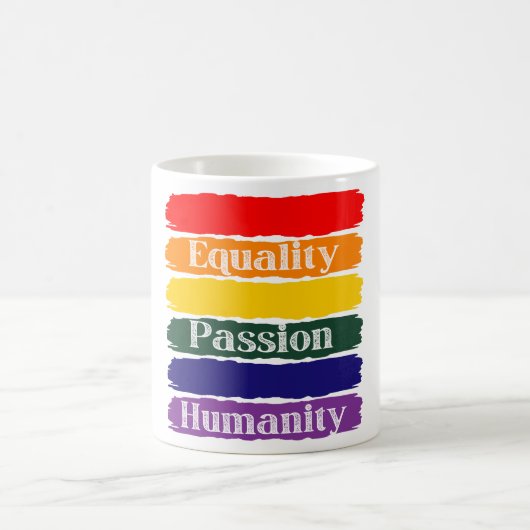 Mug Égalité, passionnée, humanité (Centre)