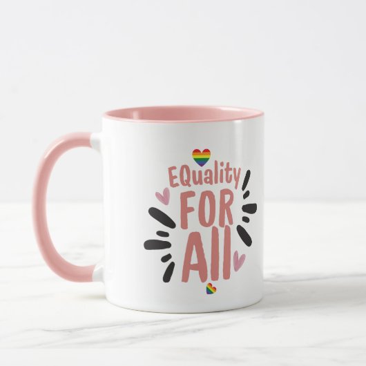 Mug Égalité pour tous Fierté (Gauche)