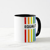 Mug Egalité Pride Arc-en-ciel (Devant droit)