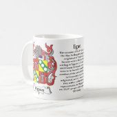 Mug Egan, l'origine, la signification et la crête sur (Devant gauche)
