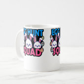 Mug Egg Hunt Squad Bunny Easter Squad Family Matching (Devant gauche)