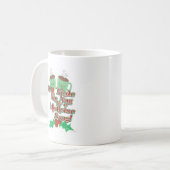 Mug Eggnog Snog Cheeky Fun Holiday Slogan (Devant gauche)