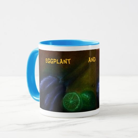 Mug Eggplant and Lemon cup, clássica, 325 ml (Devant gauche)