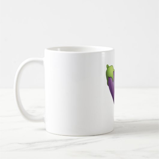 Mug Eggplant - Emoji (Gauche)